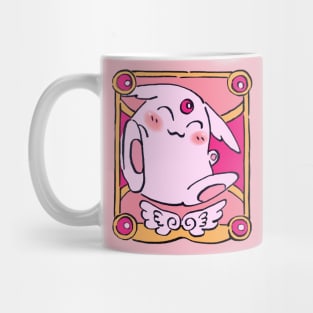 I draw white mokona modoki but pretty pastel pink / xxx holic Mug